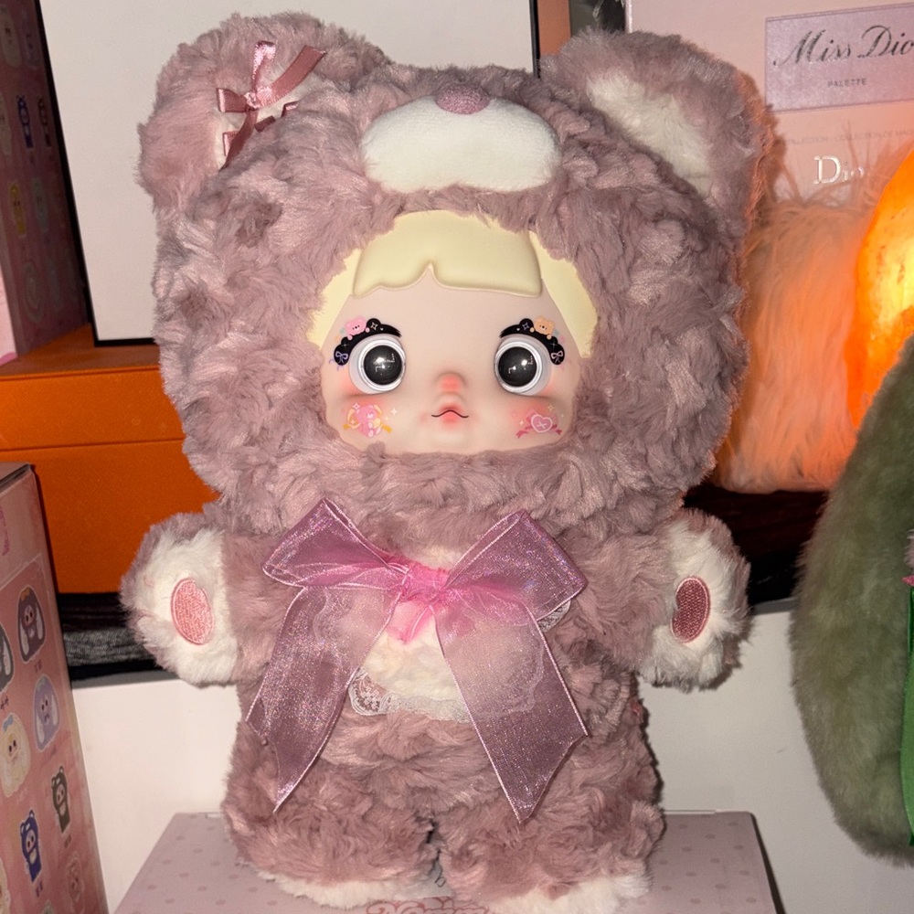 NOMMI BEAR 400% light pink confirmed NIB -ACCOMPANY BEAR